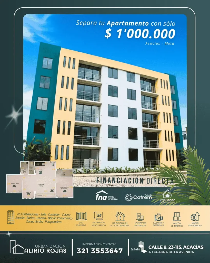 Urbanización Alirio Rojas de Crecer Constructora en Acacías Urbanización Alirio Rojas de Crecer Constructora en Acacías